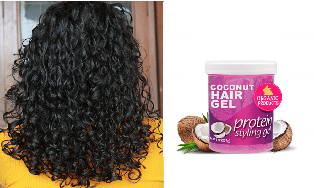 eco friendly hair styling gel for curly hair