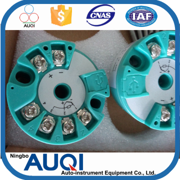Programmable head mounted 4-20ma pt100 temperature transmitter