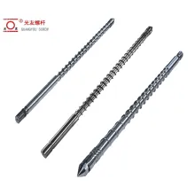 Krauss maffei kmd bimetallic bariles na may tungsten-carbide-coated extruder screw