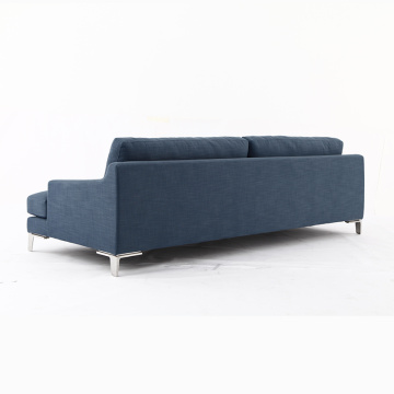 Scandinavian Minimalist Fabric Sectional Sofa