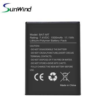 Replacement 7.4V li-ion Pos terminal Bluebird BAT-MT battery