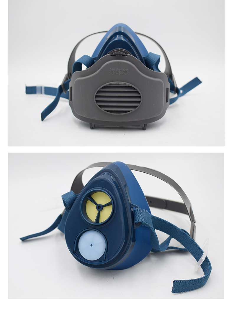 Silicone comfort dust respirator