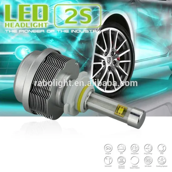 2015 newest no fans aluminum heat disspation Led car headlight