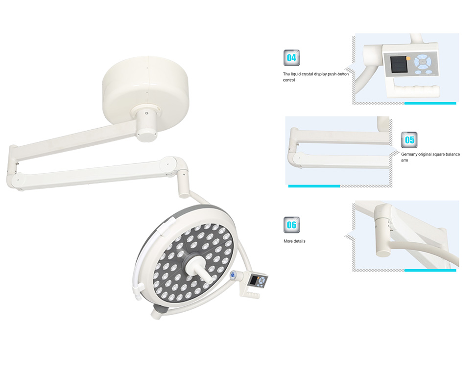 Ceiling led medical examination light