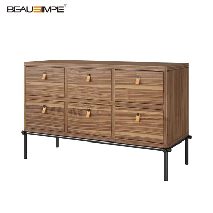 Fendi Tiretto Cabinet Luxury Wooden Storage Unit