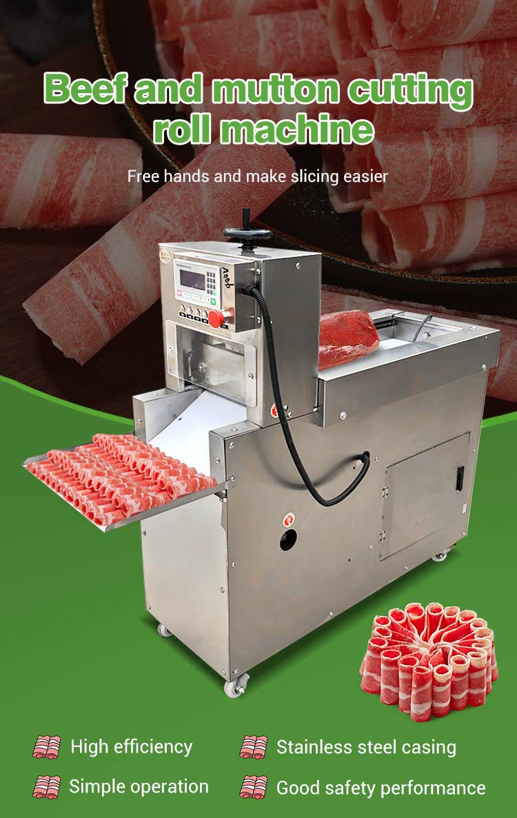 Automatic Meat And Cheese Slicer Machine: Bacon, Mutton, Beef, And ...