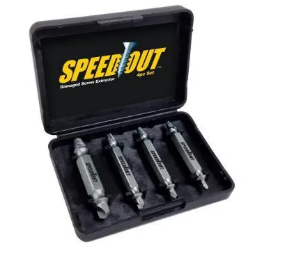 Speed out high Speed drilling screw bolt deflectors screw extractor accessories kit combination