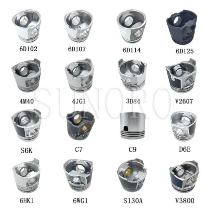 SUNORO 60mm NPR Piston Ring Set for ZOOMLION Excavator Engine Parts: Genuine PG405 Diesel Engine Piston Ring