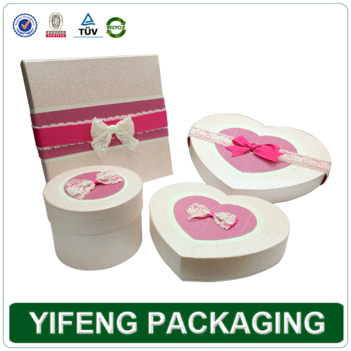 Pink Paper Wedding Gift Box (YF-278)