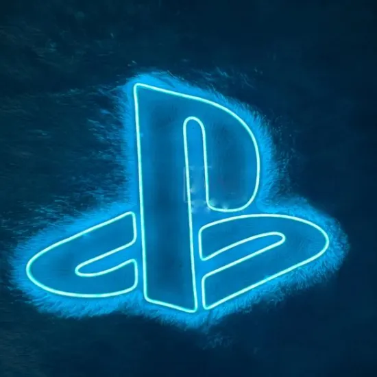 Custom PlayStation 5 Logo Neon Sign - LED Lights for Home Decor