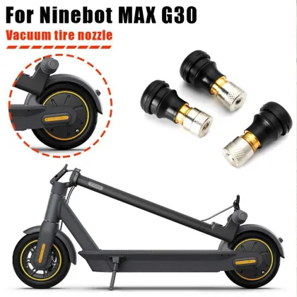  Straight Tire Valve Stem 11mm Seat for Electric Scooter Tubeless Valves - Compatible with Segway Ninebot Max G30