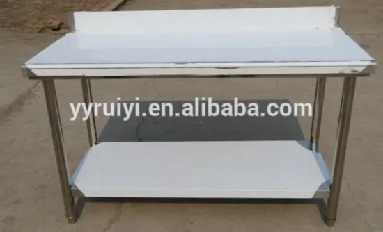 commercial kitchen stainless steel sink work table
