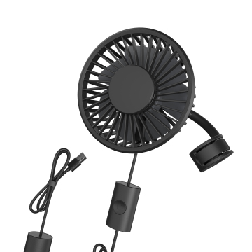 Vehicle mini air conditioner rotating cooling car fan