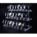 Clear Acrilic Display Rack per orologio