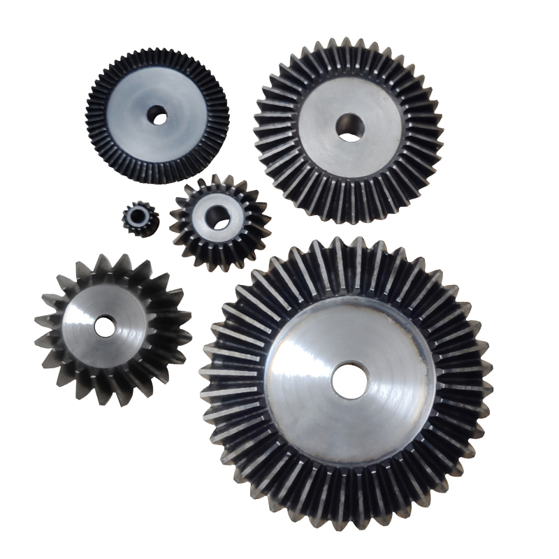 Direct Sale 45 Steel Quenched Bevel Gear 15 to 40 Teeth 90 Degree Drive