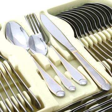 24PCS/48PCS/96PCS/108PCS Customize Set Code Case Stainless Steel Cutlery Set