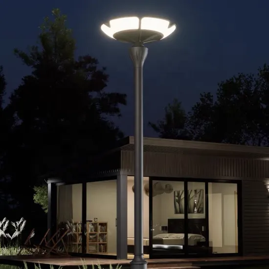 Scandi Garden Lamps: Outdoor High-End Modern Fashion Peony Shaped Waterproof Lighting