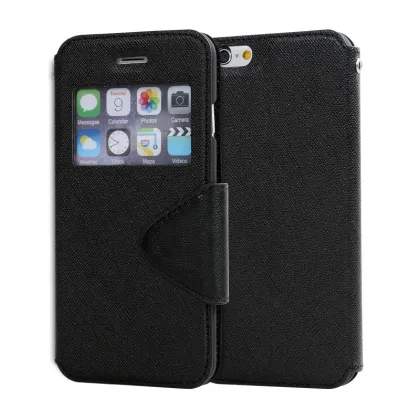 LZB PU leather flip cover for micromax BOLT A61