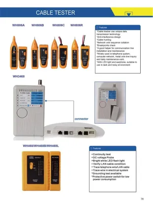 CT468 Network Cable Tester - New Tooling Technology