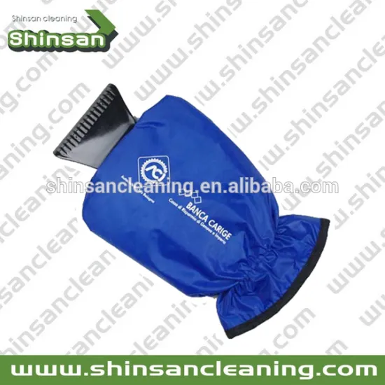 2016 hot selling ice scraper mitt/custom ice scraper with glove/promote ice scrapers