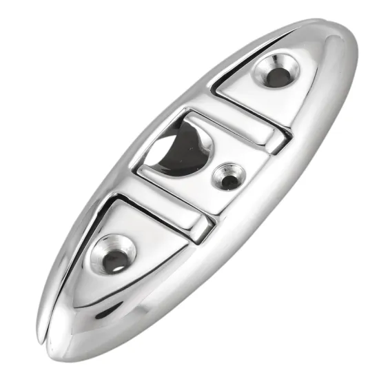 Most popular manufacturers 316 stainless steel folding cleat for boat boat fender cleat