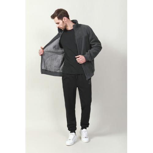 Herren Strick Boned Stoff Jacket