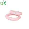 Safety Eco-friendly Wedding Diamond Silicone Finger Rings