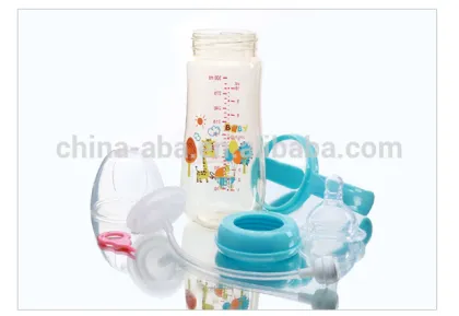 2016 most popular baby feeding bottle,PPSU baby bottle,baby milk bottle with straw & handle