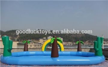 2016 inflatable pools with rainbow,New product unique giant inflatable adult swimming pool