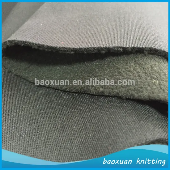 100%polyester plain bonded polar fleece fabric quilted jacket fabric