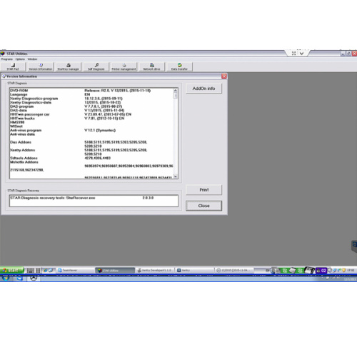 2015.12 DAS XENTRY Software Vediamo for C4