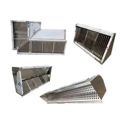Stainless Steel Smoke Cook Vent Exhaust Hood for Commercial Kitchens