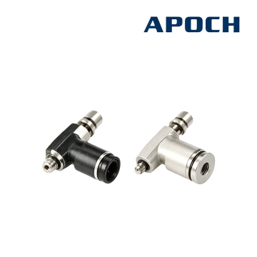 Mini Elbow Pneumatic Flow Control Valve ASL Series