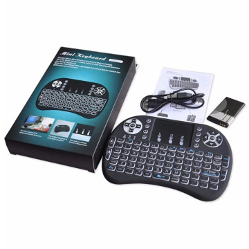 2.4G Mini Wireless Keyboard Air Fly Mouse with Gyro Sensing Remote Control for i8