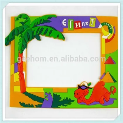 2015 home decor 3d picture pvc rubber funny photo frames