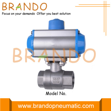 Pneumatic Actuator Two-Piece Ball Valve 1/2'' 3/4'' 1''