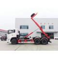 Dongfeng 6x4 compressing hook arm garbage truck