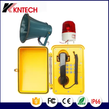 Broadcast Telecom Loudspeaking Weatherproof Telephone