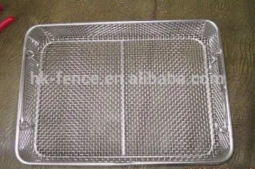 Stainless steel 304 rectangle wire mesh basket