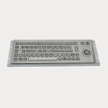 Robuste metallische Tastatur mit Trackball