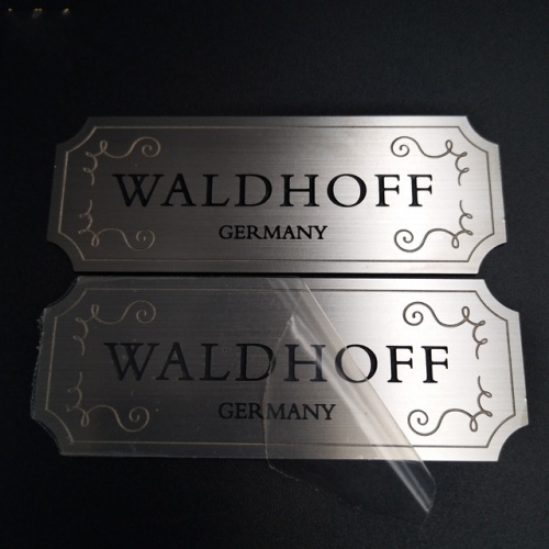 Custom Etched Metal Logo Label Stainless Nameplate