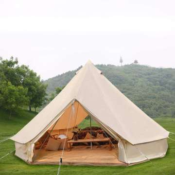 New Design Outdoor Two Door Canvas Bell Tent - 3M to 7M for Sale
