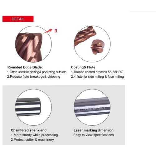 Solid Carbide Twist Drill Milling Cutters Drilling Tools