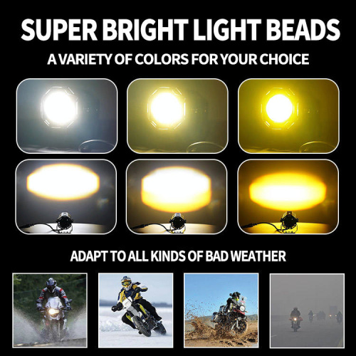 HJG Auxiliary Motorbike Spotlights