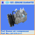 Komatsu parts D85A-21 bulldozer parts air compressor 20Y-979-3111