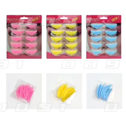 Blue Silicone Eyelash Curlers Size 3 for Lash Lift Extensions