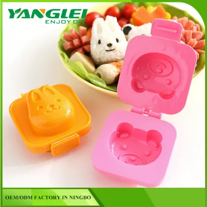 bear and rabbit egg mold