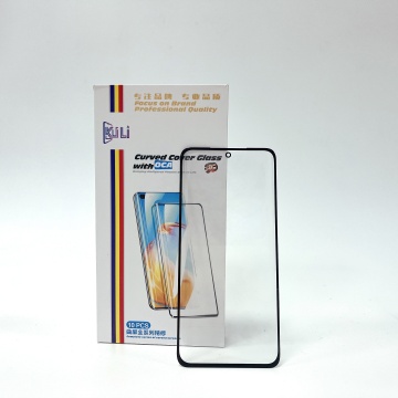 Accessoires à écran tactile mobile kuli remplacement de verre extérieur d'origine OCA 3D Plaque de couverture incurvée pour Oppo Reno4 Pro