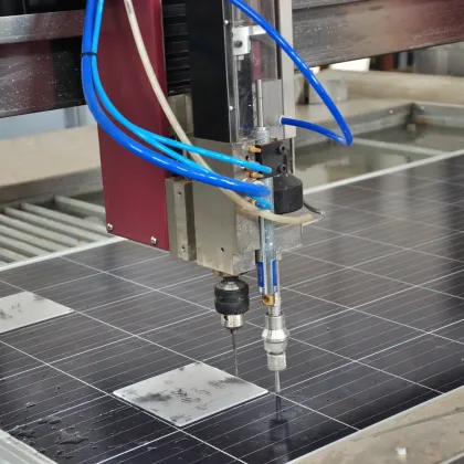 waterjet cutter machine with a drill