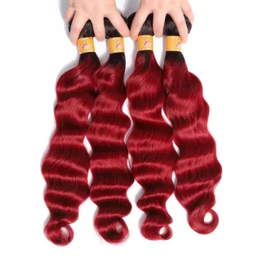 You Sheng Grade 10A Malaysian Hair Malaysian Virgin Loose Deep Wave Ombre Hair